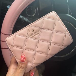 Kate Spade Natalia Medium Compartment Bifold Wallet (Rose Smoke)